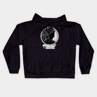 Wolf Tracy of Rivia Kids Hoodie